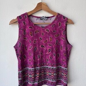 India Boutique Pink Sleeveless Tank Top